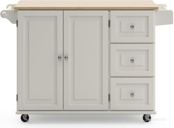 The appearance of Blanche Off White Kitchen Cart 4511-95 designed by Homestyles in the traditional interior design. This off white piece of furniture  was selected by 1StopBedrooms from Blanche Collection to add a touch of cosiness and style into your home. Sku: 4511-95. Material: Wood. Product Type: Kitchen Cart. Image1