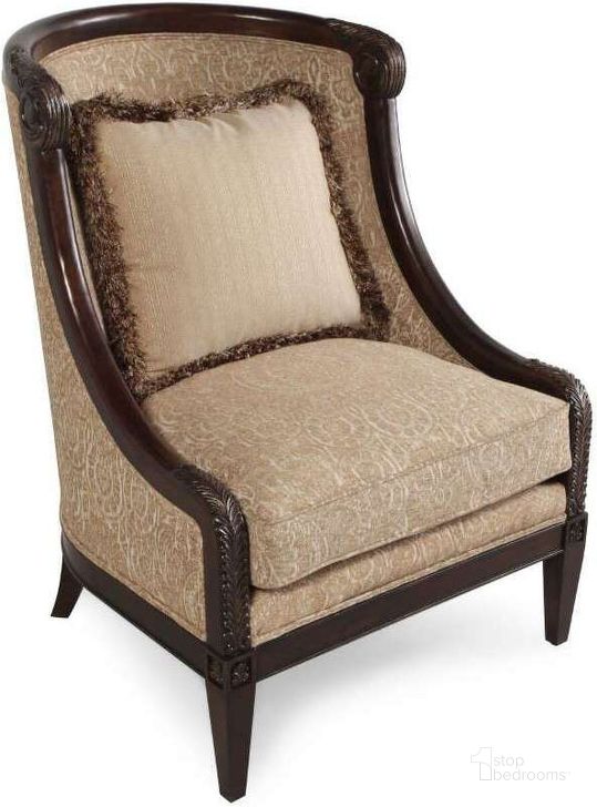The appearance of Blendenna Beige Accent Chair designed by Windsor Home in the traditional interior design. This beige piece of furniture  was selected by 1StopBedrooms from Blendenna Collection to add a touch of cosiness and style into your home. Sku: 509534-5527AB. Material: Fabric. Product Type: Accent Chair. Image1