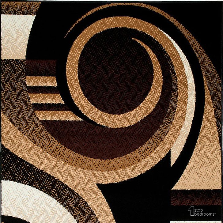 The appearance of Blitar 5 X 7 Area Rug In Black And Brown designed by Furniture of America in the modern / contemporary interior design. This black and brown piece of furniture  was selected by 1StopBedrooms from Blitar Collection to add a touch of cosiness and style into your home. Sku: RG5214. Material: Polyester. Product Type: Area Rugs. Image1