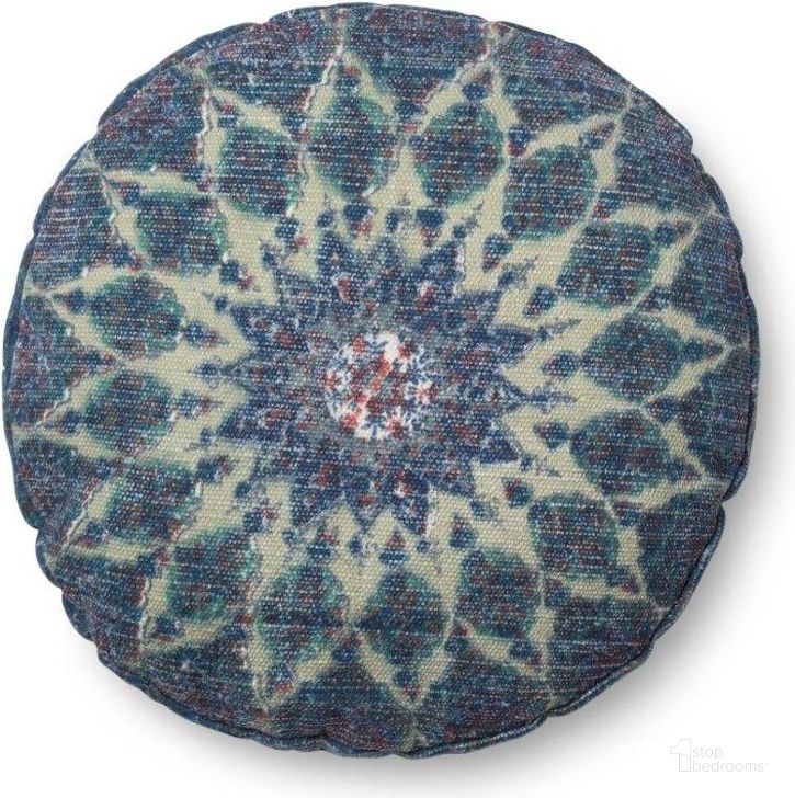 The appearance of Justina Blakeney x Loloi P0408 Blue and Teal 20 x 20 ROUND Pillow Cover Only designed by Loloi Rugs in the modern / contemporary interior design. This teal and blue piece of furniture  was selected by 1StopBedrooms from Pillows Collection to add a touch of cosiness and style into your home. Sku: P093P0408BBTEPI2R. Material: Cotton. Product Type: Pillow Cover.