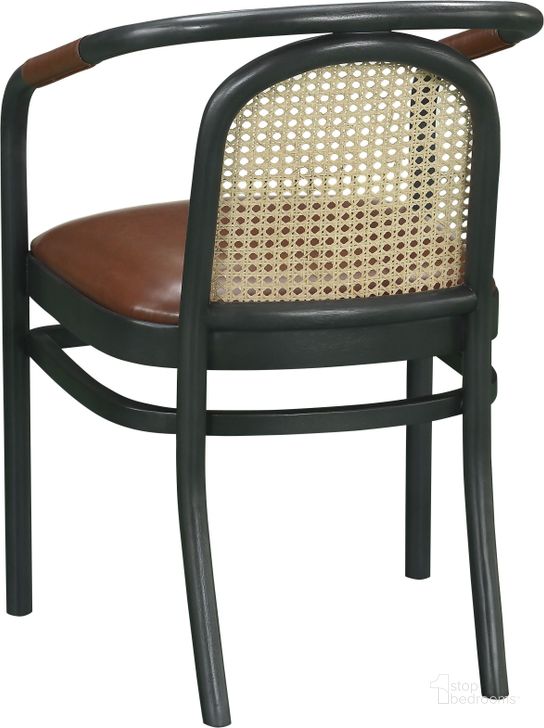 The appearance of Bobby Berk Dark Gray Moller Arm Chair Set Of 2 designed by Bobby Berk in the modern / contemporary interior design. This brown piece of furniture  was selected by 1StopBedrooms from Bobby Berk Collection to add a touch of cosiness and style into your home. Sku: 239205-2302. Product Type: Arm Chair. Material: Rubberwood. Image1