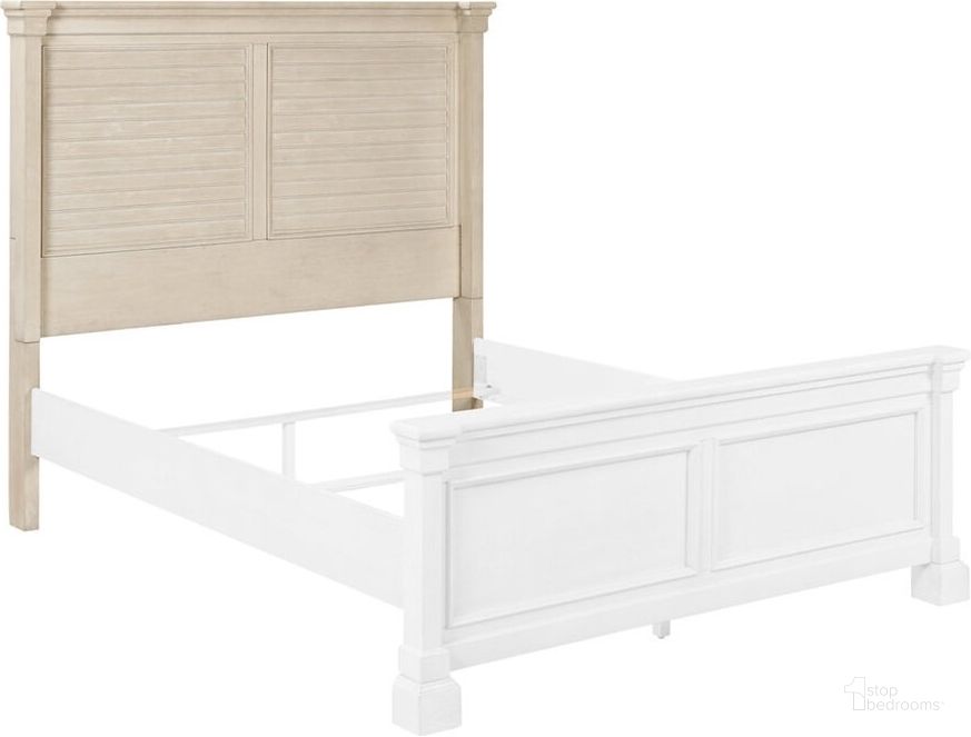 The appearance of Bolanburg Antique White Queen Louvered Headboard Only designed by Signature Design by Ashley in the transitional interior design. This antique white piece of furniture  was selected by 1StopBedrooms from Bolanburg Collection to add a touch of cosiness and style into your home. Sku: B647-77. Material: Wood. Product Type: Headboard. Bed Size: Queen.