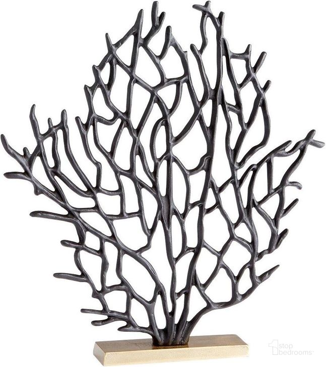 The appearance of Bonzai Matt Black And Gold Small Sculpture designed by Cyan Design in the modern / contemporary interior design. This black and gold piece of furniture  was selected by 1StopBedrooms from Bonzai Collection to add a touch of cosiness and style into your home. Sku: 10634. Material: Aluminum. Product Type: Sculpture.