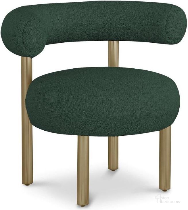 The appearance of Bordeaux Green Boucle Fabric Accent Chair 494Green designed by Meridian in the modern / contemporary interior design. This green piece of furniture  was selected by 1StopBedrooms from Bordeaux Collection to add a touch of cosiness and style into your home. Sku: 494Green. Product Type: Accent Chair. Material: Iron. Image1