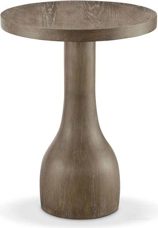 The appearance of Bosley Round Accent Table designed by Magnussen in the  interior design. This  piece of furniture  was selected by 1StopBedrooms from Bosley Collection to add a touch of cosiness and style into your home. Sku: T5693-35B;T5693-35T. Material: Wood. Product Type: Accent Table. Image1