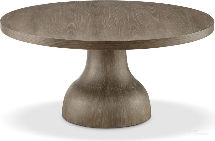 The appearance of Bosley Round Cocktail Table designed by Magnussen in the  interior design. This  piece of furniture  was selected by 1StopBedrooms from Bosley Collection to add a touch of cosiness and style into your home. Sku: T5693-45B;T5693-45T. Material: Wood. Product Type: Cocktail Table.