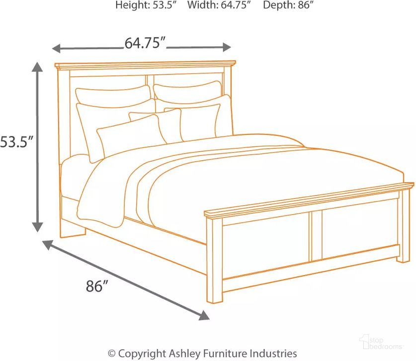 Bostwick Shoals Queen Panel Bed by Ashley Furniture 1StopBedrooms