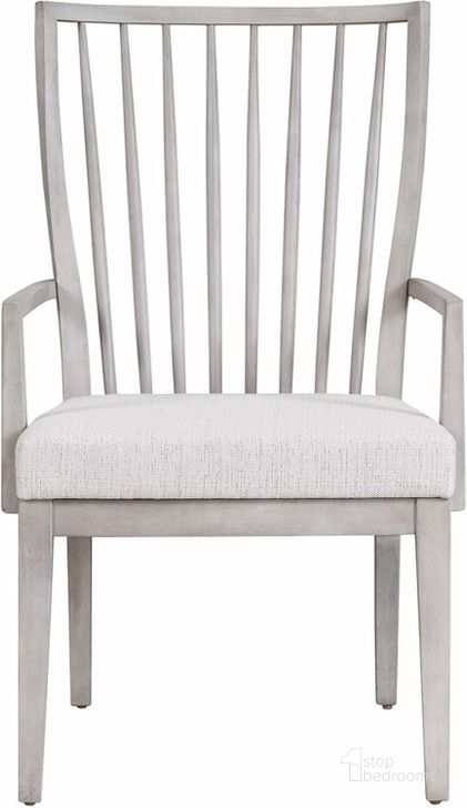 The appearance of Bowen Arm Chair Set Of 2 In Weathered Gray designed by Universal in the modern / contemporary interior design. This weathered gray piece of furniture  was selected by 1StopBedrooms from Bowen Collection to add a touch of cosiness and style into your home. Sku: U011C625P. Product Type: Arm Chair. Image1