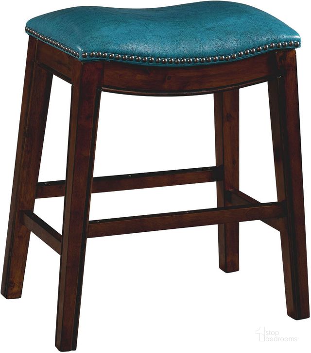 The appearance of Bowen Blue 24 Inch Backless Counter Height Stool designed by Picket House in the rustic / southwestern interior design. This blue piece of furniture  was selected by 1StopBedrooms from Bowen Collection to add a touch of cosiness and style into your home. Sku: LFS100CSTBL. Product Type: Barstool. Material: Rubberwood. Image1