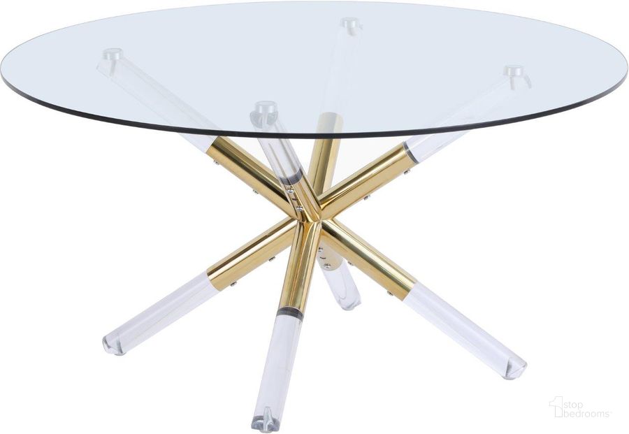 The appearance of Brand Gold Coffee and Cocktail Table designed by Furnique in the modern / contemporary interior design. This gold piece of furniture  was selected by 1StopBedrooms from Brand Collection to add a touch of cosiness and style into your home. Sku: 284-C-1;284-C-2. Product Type: Coffee Table. Image1