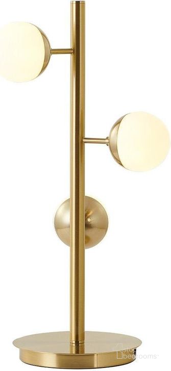 The appearance of Brass Table Lamp AV72T13BR designed by Bethel International in the modern / contemporary interior design. This brass piece of furniture  was selected by 1StopBedrooms from  to add a touch of cosiness and style into your home. Sku: AV72T13BR. Material: Metal/Glass. Product Type: Table Lamp. Image1