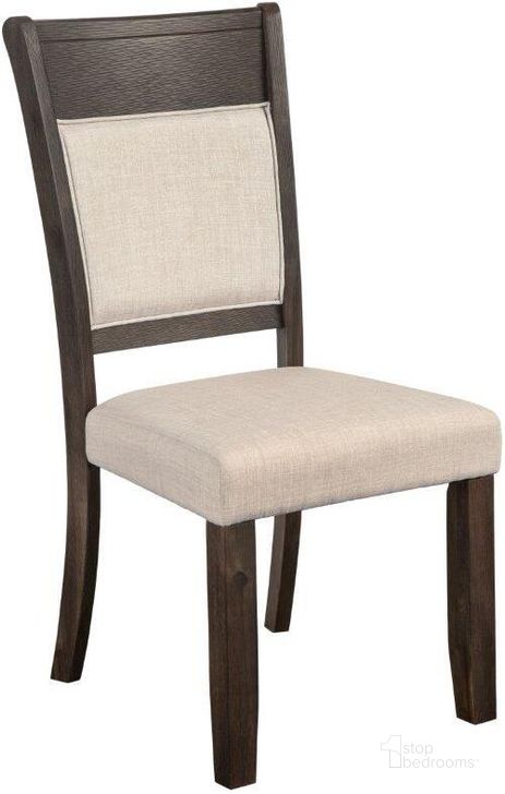 The appearance of Brayden Set Of 2 Side Chairs In Espresso designed by Alpine in the transitional interior design. This espresso piece of furniture  was selected by 1StopBedrooms from Brayden Collection to add a touch of cosiness and style into your home. Sku: 2019-02. Material: Wood. Product Type: Side Chair. Image1