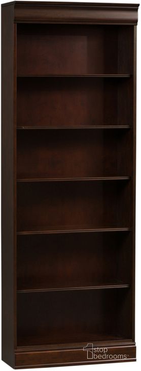 The appearance of Brayton Manor Jr Executive 84 Inch Bookcase designed by Liberty in the transitional interior design. This cognac piece of furniture  was selected by 1StopBedrooms from Brayton Manor Collection to add a touch of cosiness and style into your home. Sku: 273-HO3084-RTA. Material: Wood. Product Type: Bookcase. Image1