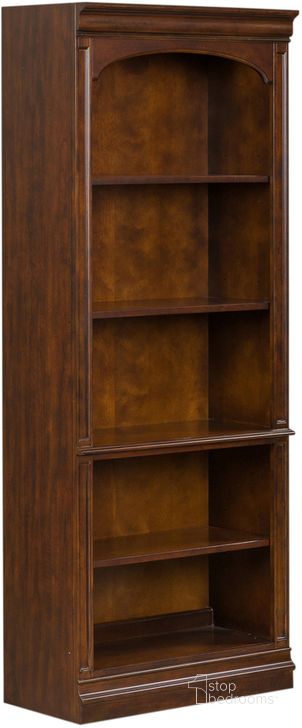 The appearance of Brayton Manor Jr Executive Open Bookcase designed by Liberty in the traditional interior design. This brown piece of furniture  was selected by 1StopBedrooms from Brayton Manor Collection to add a touch of cosiness and style into your home. Sku: 273-HO201. Material: Wood. Product Type: Bookcase. Image1