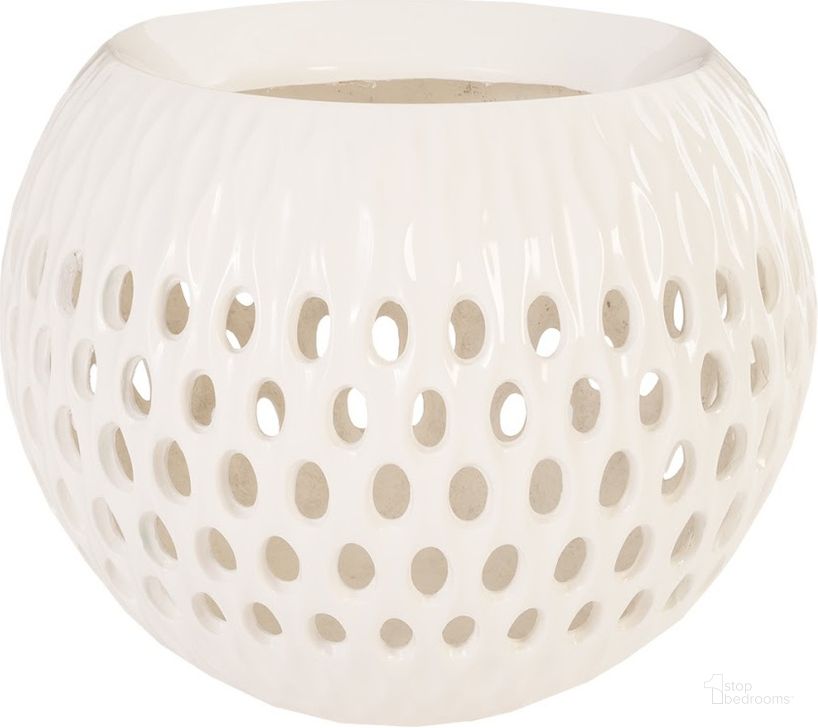 The appearance of Breathe Planter PH80652 designed by Phillips Collection in the modern / contemporary interior design. This white piece of furniture  was selected by 1StopBedrooms from Outdoor Collection to add a touch of cosiness and style into your home. Sku: PH80652. Product Type: Planter. Material: Resin. Image1