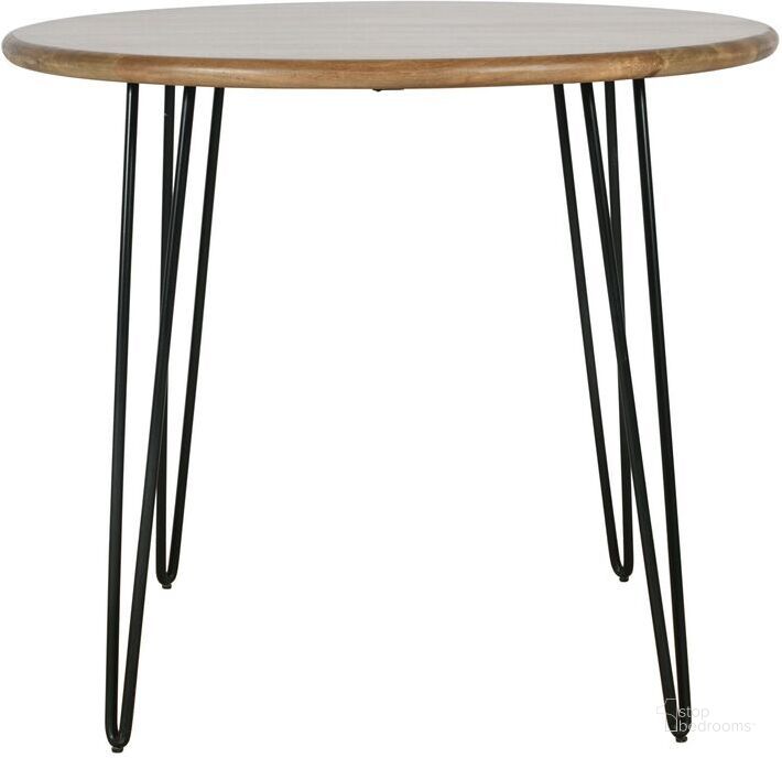 The appearance of Brennan 42 Inch Round Modern Contemporary Solid Wood Dining Table In Gold designed by Jofran in the modern / contemporary interior design. This gold piece of furniture  was selected by 1StopBedrooms from Brennan Collection to add a touch of cosiness and style into your home. Sku: 2271-BRENNANDTG. Table Base Style: Legs. Table Top Shape: Round. Product Type: Dining Table. Material: Iron. Size: 42". Image1