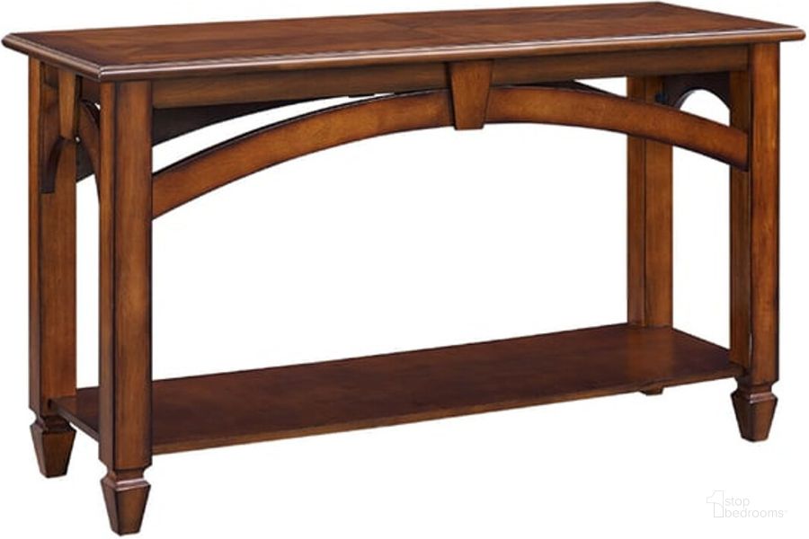 The appearance of Brenton Sofa Table designed by Bernards in the transitional interior design. This black cherry piece of furniture  was selected by 1StopBedrooms from Brenton Collection to add a touch of cosiness and style into your home. Sku: 8911-004. Product Type: Sofa Table. Material: Rubberwood. Image1