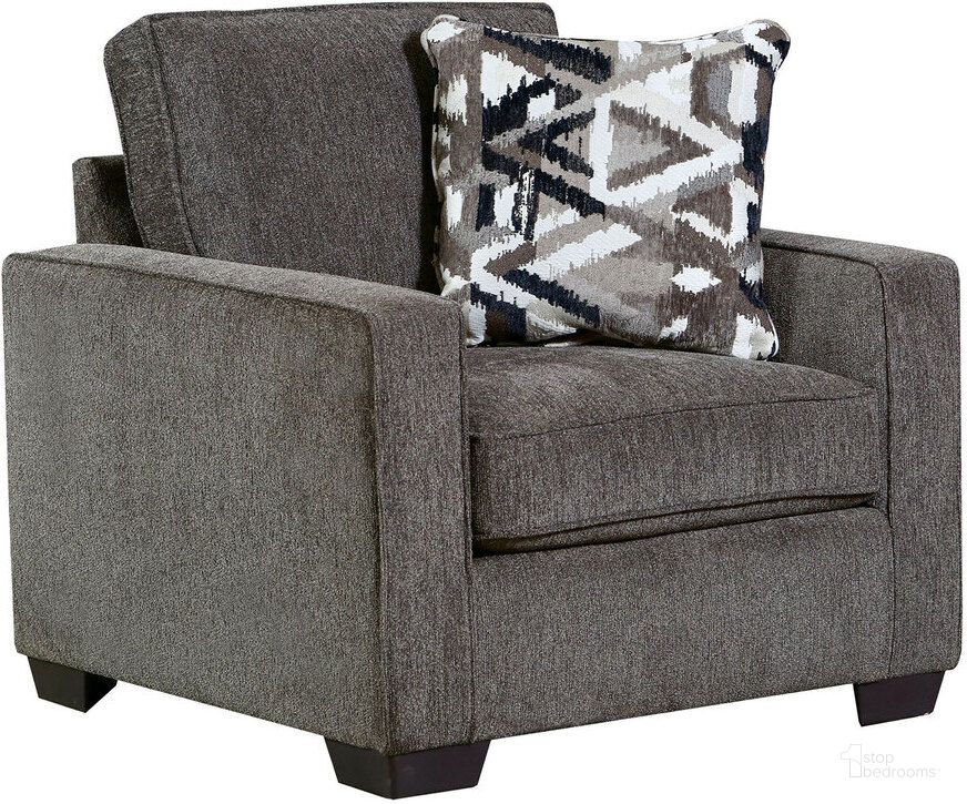 The appearance of Brentwood Chair In Gray designed by Furniture of America in the modern / contemporary interior design. This gray piece of furniture  was selected by 1StopBedrooms from Brentwood Collection to add a touch of cosiness and style into your home. Sku: SM5405-CH. Material: Wood. Product Type: Chair. Image1