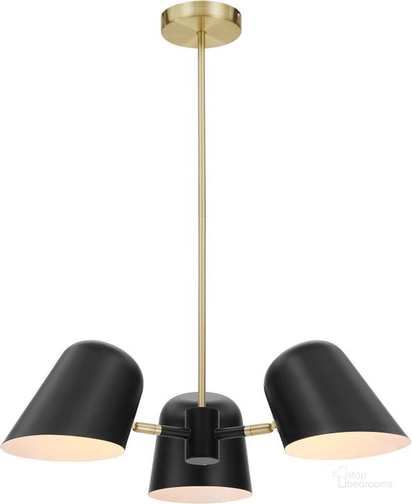 The appearance of Briana 3-Light Pendant Light EEI-5301-BLK designed by Modway in the modern / contemporary interior design. This black piece of furniture  was selected by 1StopBedrooms from Briana Collection to add a touch of cosiness and style into your home. Sku: EEI-5301-BLK. Material: Metal. Product Type: Pendant Lighting. Image1