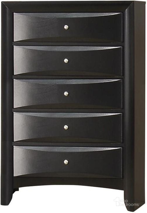The appearance of Briana Black Chest designed by Coaster in the transitional interior design. This black piece of furniture  was selected by 1StopBedrooms from Briana Collection to add a touch of cosiness and style into your home. Sku: 200705. Material: Wood. Product Type: Chest. Image1