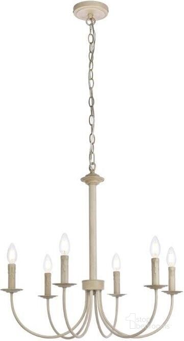 The appearance of Brielle 6 Lights Pendant In Weathered Dove LD7040D26WD designed by Elegant Lighting in the transitional interior design. This dove piece of furniture  was selected by 1StopBedrooms from Brielle Collection to add a touch of cosiness and style into your home. Sku: LD7040D26WD. Material: Metal. Product Type: Pendant Lighting. Image1