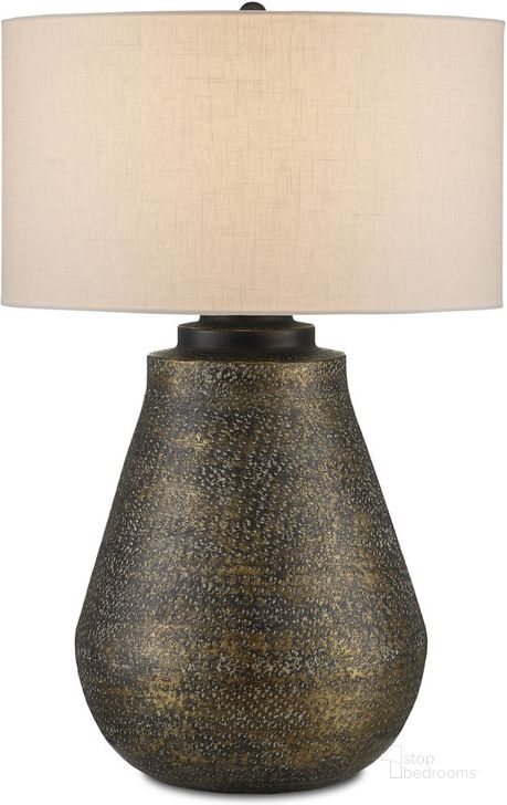 The appearance of Brigadier Brass Table Lamp designed by Currey & Company in the modern / contemporary interior design. This brass piece of furniture  was selected by 1StopBedrooms from Brigadier Collection to add a touch of cosiness and style into your home. Sku: 6000-0890. Material: Aluminum. Product Type: Table Lamp. Image1