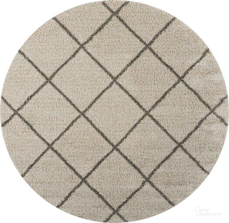 The appearance of Brisbane Cream 8 Round Area Rug designed by Nourison in the modern / contemporary interior design. This cream piece of furniture  was selected by 1StopBedrooms from Brisbane Collection to add a touch of cosiness and style into your home. Sku: 99446003300. Material: Polypropylene. Product Type: Area Rugs. Image1