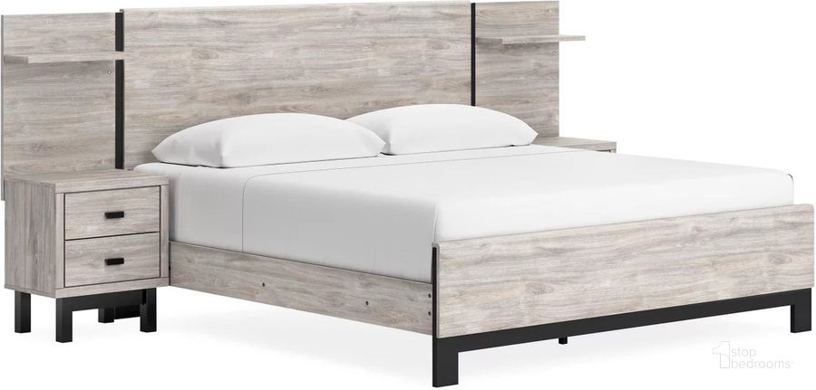 The appearance of Briseida Gray King Panel Bed designed by Atelier Home in the modern / contemporary interior design. This gray piece of furniture  was selected by 1StopBedrooms from Briseida Collection to add a touch of cosiness and style into your home. Sku: B1036-102;B1036-56;B1036-58;B1036-92;B1036-92;B1036-97. Bed Type: Panel Bed. Material: Wood. Product Type: Panel Bed. Bed Size: King. Image1