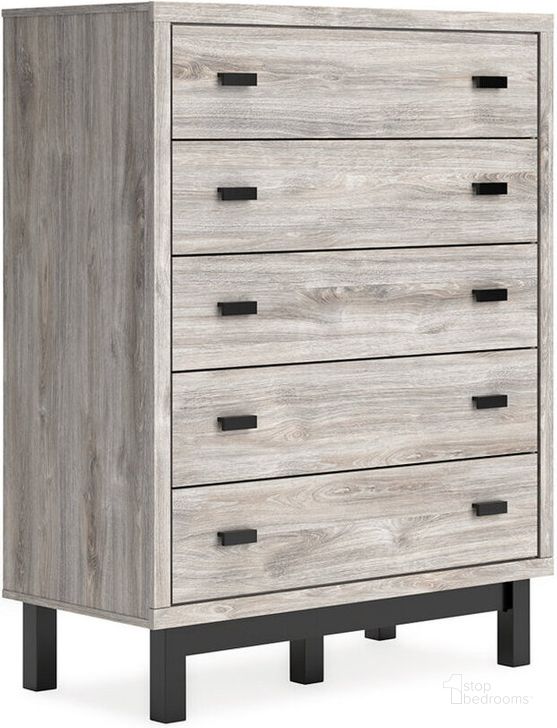 The appearance of Briseida Two-tone Chest designed by Atelier Home in the modern / contemporary interior design. This two-tone piece of furniture  was selected by 1StopBedrooms from Briseida Collection to add a touch of cosiness and style into your home. Sku: B1036-345. Material: Wood. Product Type: Chest. Image1