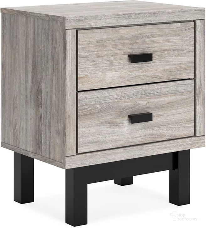 The appearance of Briseida Two-tone Nightstand designed by Atelier Home in the modern / contemporary interior design. This two-tone piece of furniture  was selected by 1StopBedrooms from Briseida Collection to add a touch of cosiness and style into your home. Sku: B1036-92. Material: Wood. Product Type: Nightstand. Image1