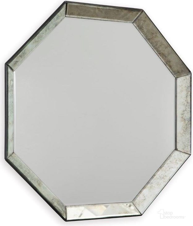 The appearance of Brockburg Accent Mirror designed by Signature Design by Ashley in the modern / contemporary interior design. This mirror piece of furniture  was selected by 1StopBedrooms from Brockburg Collection to add a touch of cosiness and style into your home. Sku: A8010312. Material: Glass. Product Type: Accent Mirror. Image1