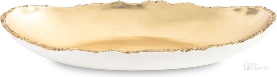 The appearance of Broken Egg Bowl designed by Phillips Collection in the modern / contemporary interior design. This gold piece of furniture  was selected by 1StopBedrooms from Dann Foley Collection to add a touch of cosiness and style into your home. Sku: PH67549. Material: Resin. Product Type: Bowl. Image1