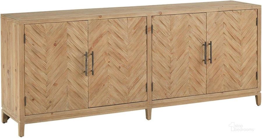 The appearance of Bronx Sideboard designed by Furniture Classics in the modern / contemporary interior design. This natural piece of furniture  was selected by 1StopBedrooms from Bronx Collection to add a touch of cosiness and style into your home. Sku: 40-208. Product Type: Sideboard. Material: Pine. Image1