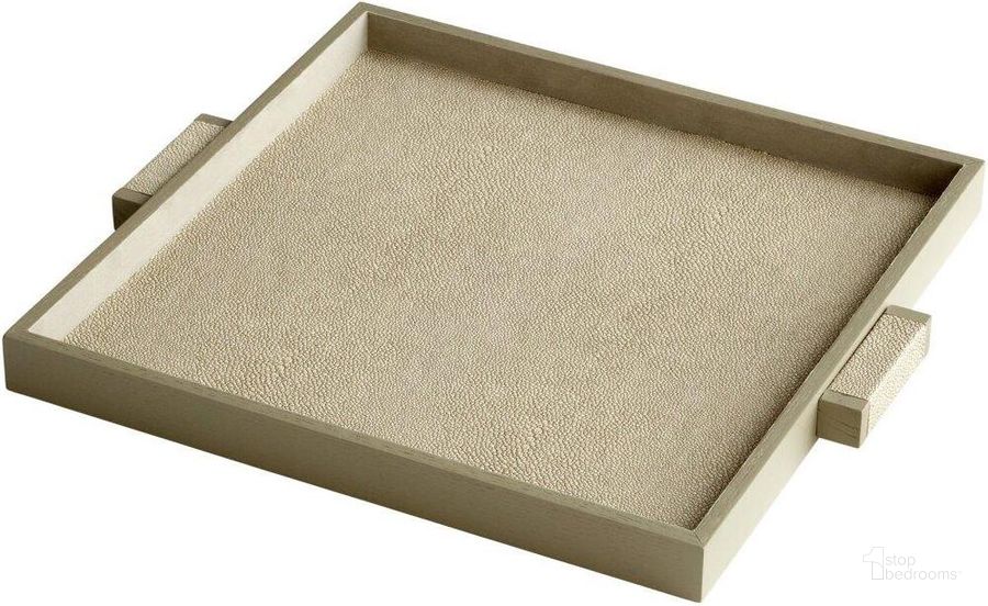 The appearance of Brooklyn Medium Tray designed by Cyan Design in the modern / contemporary interior design. This beige piece of furniture  was selected by 1StopBedrooms from Brooklyn Collection to add a touch of cosiness and style into your home. Sku: 06009. Material: Wood. Product Type: Tray.