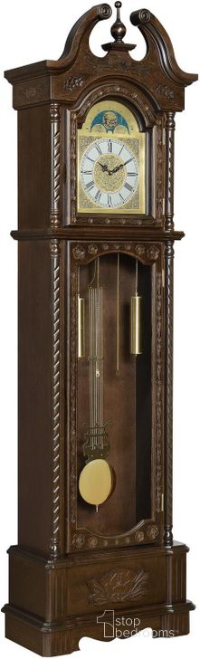 The appearance of Brown Grandfather Clock 900721 designed by Coaster in the traditional interior design. This brown piece of furniture  was selected by 1StopBedrooms from Brown Collection to add a touch of cosiness and style into your home. Sku: 900721. Material: Wood. Product Type: Clock. Image1