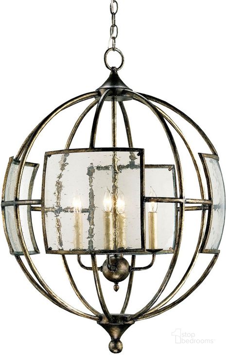 The appearance of Broxton Bronze Orb Chandelier designed by Currey & Company in the modern / contemporary interior design. This bronze piece of furniture  was selected by 1StopBedrooms from Lillian August Collection to add a touch of cosiness and style into your home. Sku: 9750. Product Type: Chandelier. Material: Iron.