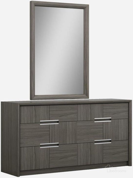 The appearance of Brychan Chestnut Dresser Mirror 0qb24330412 designed by Boho House in the modern / contemporary interior design. This chestnut piece of furniture  was selected by 1StopBedrooms from Brychan Collection to add a touch of cosiness and style into your home. Sku: 18777-M. Product Type: Dresser Mirror. Image1