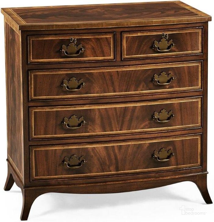 The appearance of Buckingham Mahogany Bedside Chest Of Drawers designed by Jonathan Charles in the traditional interior design. This antique piece of furniture  was selected by 1StopBedrooms from Buckingham Collection to add a touch of cosiness and style into your home. Sku: 492262-MAH. Material: Wood. Product Type: Chest. Image1