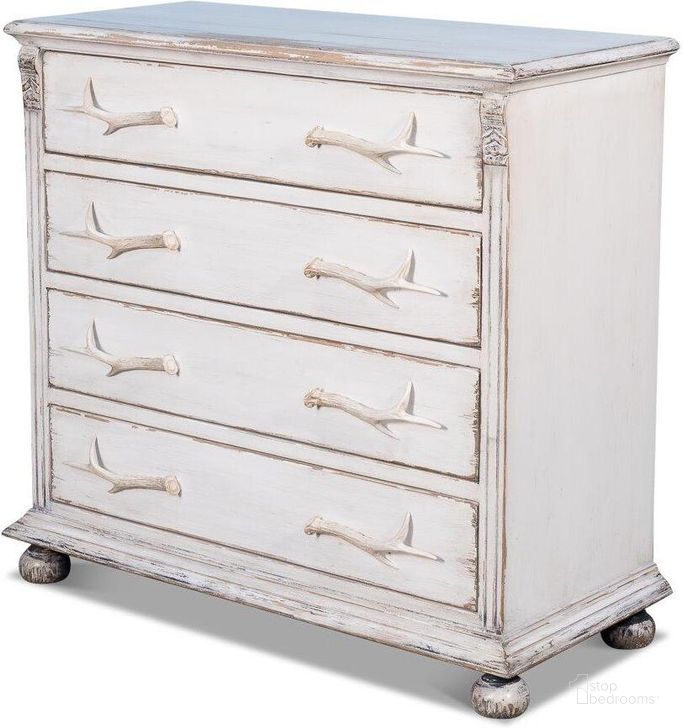 The appearance of Bucks White Commode designed by Sarreid in the traditional interior design. This white piece of furniture  was selected by 1StopBedrooms from Bucks Collection to add a touch of cosiness and style into your home. Sku: 52967. Product Type: Nightstand. Image1