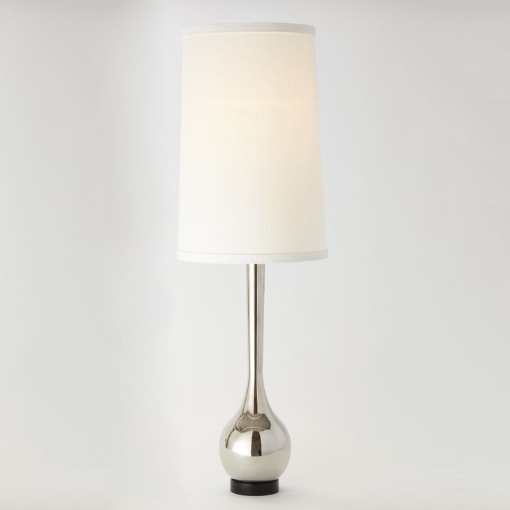 The appearance of Bulb Vase Table Lamp In Nickel designed by Global Views in the modern / contemporary interior design. This nickel piece of furniture  was selected by 1StopBedrooms from Bulb Collection to add a touch of cosiness and style into your home. Sku: 9.90866. Product Type: Vase. Material: Brass. Image1