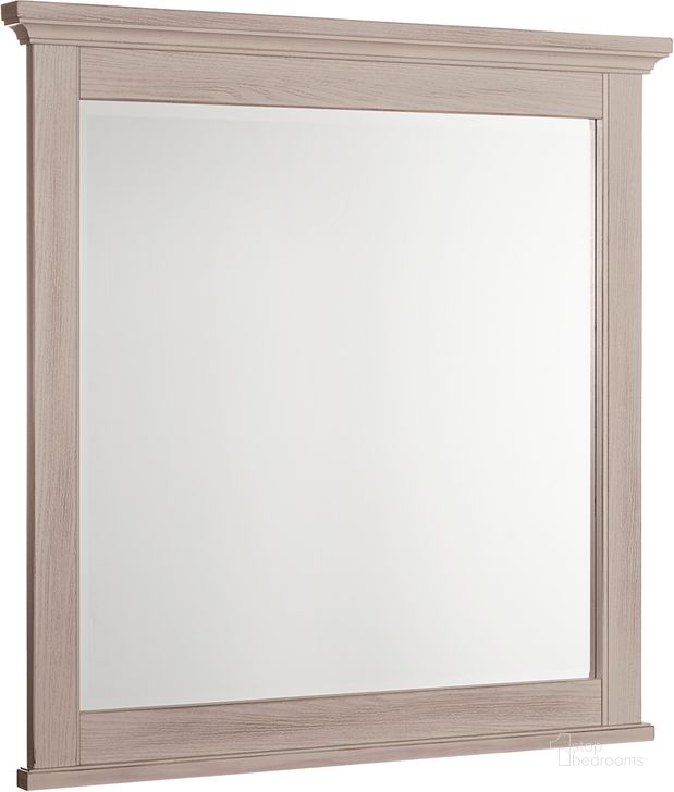 The appearance of Bungalow Dover Grey/Folkstone Landscape Mirror designed by Vaughan Bassett in the transitional interior design. This dove gray piece of furniture  was selected by 1StopBedrooms from Bungalow Collection to add a touch of cosiness and style into your home. Sku: 741-445. Product Type: Dresser Mirror.