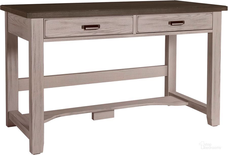 The appearance of Bungalow Dover Grey/Folkstone Laptop Desk designed by Vaughan Bassett in the transitional interior design. This dove gray piece of furniture  was selected by 1StopBedrooms from Bungalow Collection to add a touch of cosiness and style into your home. Sku: 741-778. Product Type: Computer Desk.
