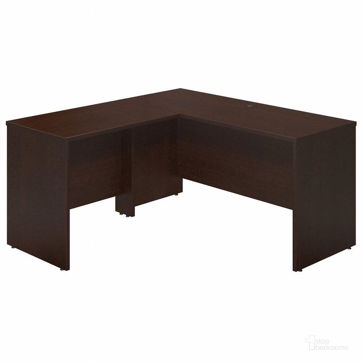 The appearance of Bush Business Furniture Series C Elite 60W x 24D Desk Shell with 36W Return in Mocha Cherry designed by Bush Furniture in the transitional interior design. This cherry piece of furniture  was selected by 1StopBedrooms from Series C Elite Collection to add a touch of cosiness and style into your home. Sku: SRE006MR. Product Type: Desk Shell. Image1