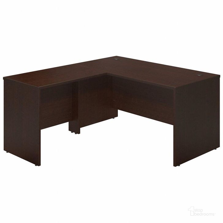 The appearance of Bush Business Furniture Series C Elite 60W x 30D Desk Shell with 36W Return in Mocha Cherry designed by Bush Furniture in the transitional interior design. This cherry piece of furniture  was selected by 1StopBedrooms from Series C Elite Collection to add a touch of cosiness and style into your home. Sku: SRE007MR. Product Type: Desk Shell. Image1