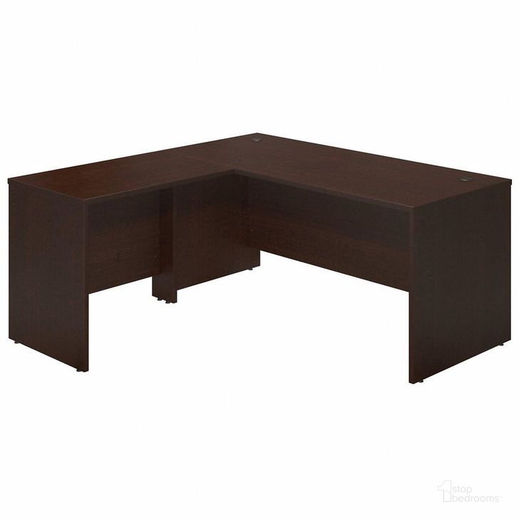 The appearance of Bush Business Furniture Series C Elite 66W x 30D Desk Shell with 36W Return in Mocha Cherry designed by Bush Furniture in the modern / contemporary interior design. This cherry piece of furniture  was selected by 1StopBedrooms from Series C Elite Collection to add a touch of cosiness and style into your home. Sku: SRE012MR. Product Type: Desk Shell. Image1