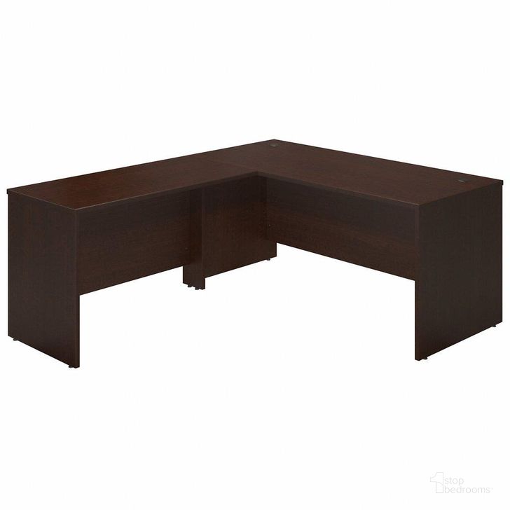 The appearance of Bush Business Furniture Series C Elite 66W x 30D Desk Shell with 48W Return in Mocha Cherry designed by Bush Furniture in the transitional interior design. This cherry piece of furniture  was selected by 1StopBedrooms from Series C Elite Collection to add a touch of cosiness and style into your home. Sku: SRE030MR. Product Type: Desk Shell. Image1