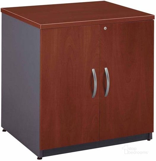 The appearance of Series C Hansen Cherry 30 Inch Storage Cabinet designed by Bush Furniture in the modern / contemporary interior design. This hansen cherry piece of furniture  was selected by 1StopBedrooms from Series C Collection to add a touch of cosiness and style into your home. Sku: WC24496A. Material: Wood. Product Type: Storage Cabinet.