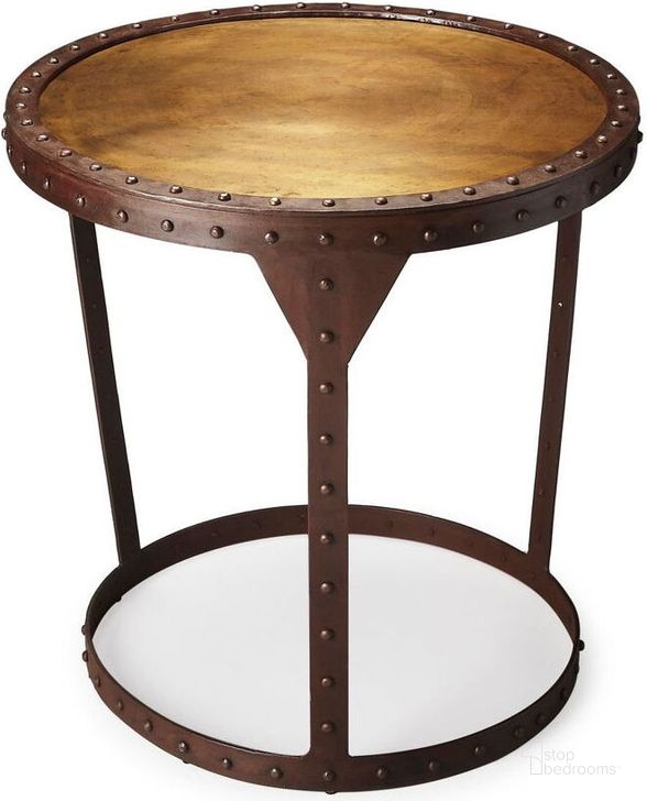 The appearance of Butler Bonham Iron Side Table designed by Butler Specialty Company in the transitional interior design. This bronze piece of furniture  was selected by 1StopBedrooms from Industrial Chic Collection to add a touch of cosiness and style into your home. Sku: 3301025. Product Type: Side Table. Material: Iron.