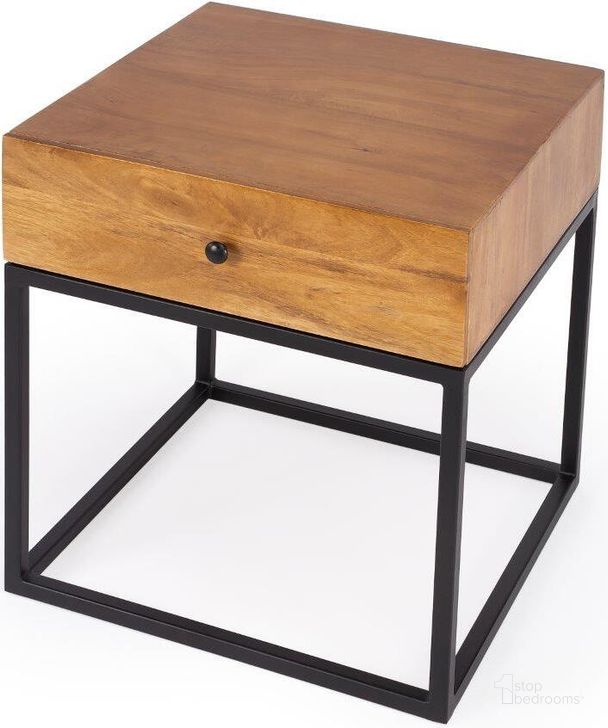 The appearance of Butler Brixton Iron and Wood End Table designed by Butler Specialty Company in the modern / contemporary interior design. This multicolor piece of furniture  was selected by 1StopBedrooms from Industrial Chic Collection to add a touch of cosiness and style into your home. Sku: 3898330. Material: Wood. Product Type: End Table. Image1