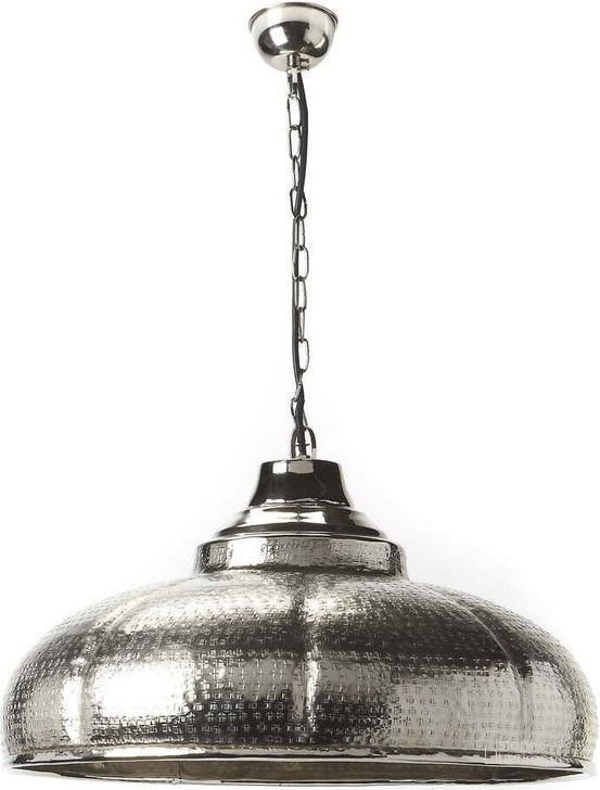 The appearance of Butler Caleb Nickel 1 Lt. Pendant designed by Butler Specialty Company in the transitional interior design. This silver piece of furniture  was selected by 1StopBedrooms from Caleb Collection to add a touch of cosiness and style into your home. Sku: 7153116. Material: Aluminum. Product Type: Pendant Lighting. Image1